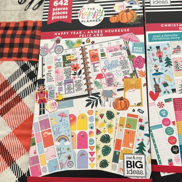 3 Seasonal Happy Planner sticker books - Picture 2 of 4